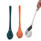 Langer Griff TPR Toilettenbürste PS Kunststoff - 42,5cm Badezimmer Reinigungsbürste