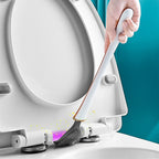 Langer Griff TPR Toilettenbürste PS Kunststoff - 42,5cm Badezimmer Reinigungsbürste
