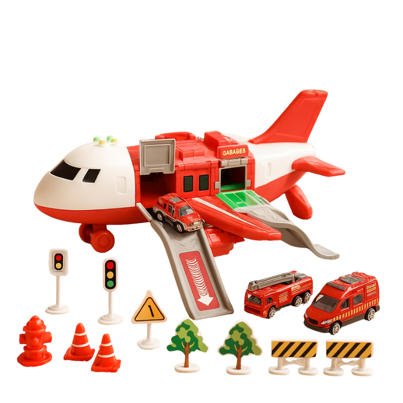 Inertia Baby Auto Spielzeugset - 2-in-1 Push & Go Spielzeugfahrzeug