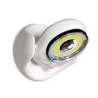 LED Garden Sensor Light - Plastic Outdoor Wall Light White 124mm