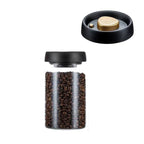 Glass Coffee Container Airtight Vacuum Lid - 500–1800ml Storage Jar