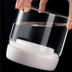 Glass Coffee Container Airtight Vacuum Lid - 500–1800ml Storage Jar