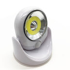 LED Garden Sensor Light - Plastic Outdoor Wall Light White 124mm