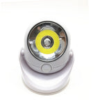 LED Garden Sensor Light - Plastic Outdoor Wall Light White 124mm