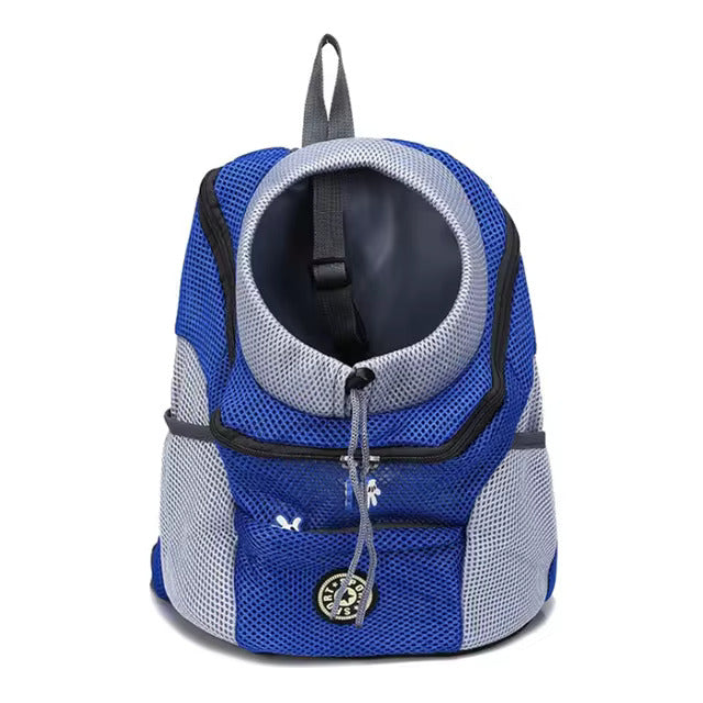Tragbarer Haustier-Rucksack aus PVC und Mesh - Transporttasche für Haustiere