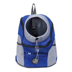Tragbarer Haustier-Rucksack aus PVC und Mesh - Transporttasche für Haustiere