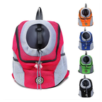 Tragbarer Haustier-Rucksack aus PVC und Mesh - Transporttasche für Haustiere