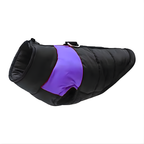 Dog Jacket for Autumn and Winter - Solid Color Polyester Dog Coat