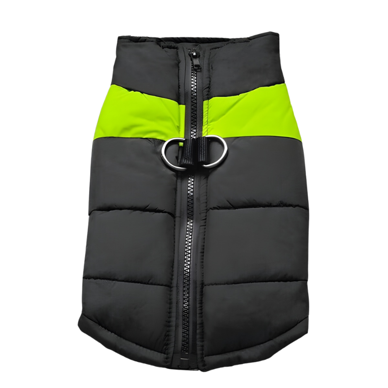 Dog Jacket for Autumn and Winter - Solid Color Polyester Dog Coat