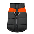 Dog Jacket for Autumn and Winter - Solid Color Polyester Dog Coat
