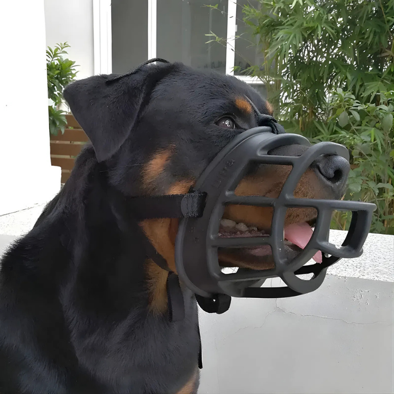 Verstellbarer Hundemaulkorb aus Gummi - Hundezubehör für Training und Spaziergänge