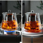 Borosilikat Glas Tee Set 400–1350ml - Glas Teekanne Mehrgrößen