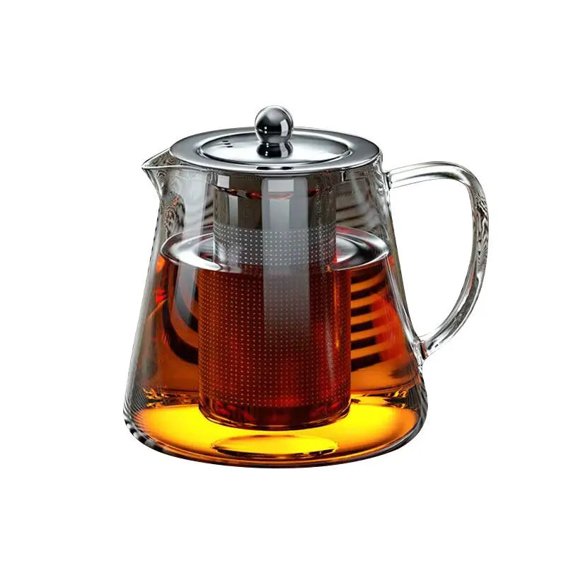 Borosilikat Glas Tee Set 400–1350ml - Glas Teekanne Mehrgrößen