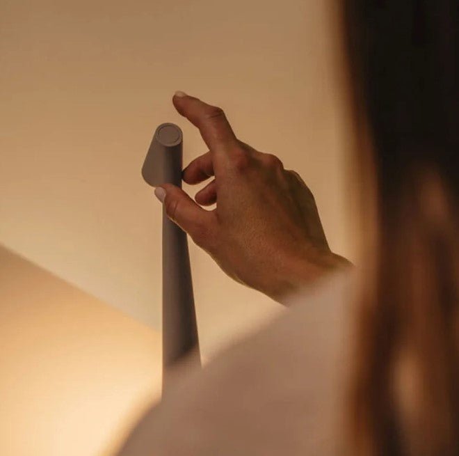 Rechargeable ABS Desk Lamp - LED Touch Nightstand Lamp E27 Dimmable