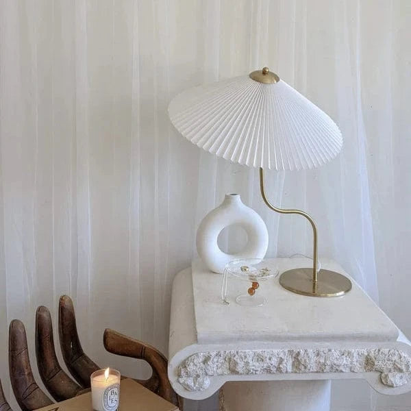 LED table lamp made of metal - table light with 3000K warm white light