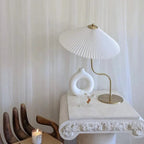 LED table lamp made of metal - table light with 3000K warm white light