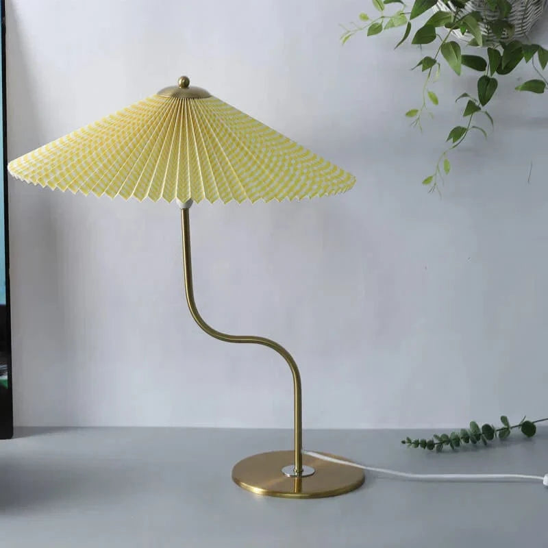 LED table lamp made of metal - table light with 3000K warm white light