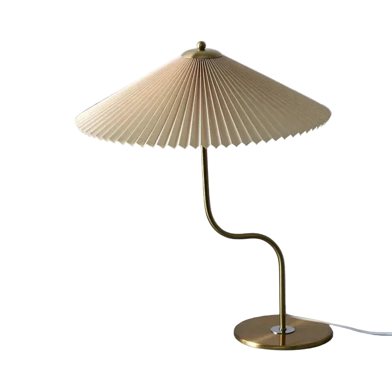 LED table lamp made of metal - table light with 3000K warm white light