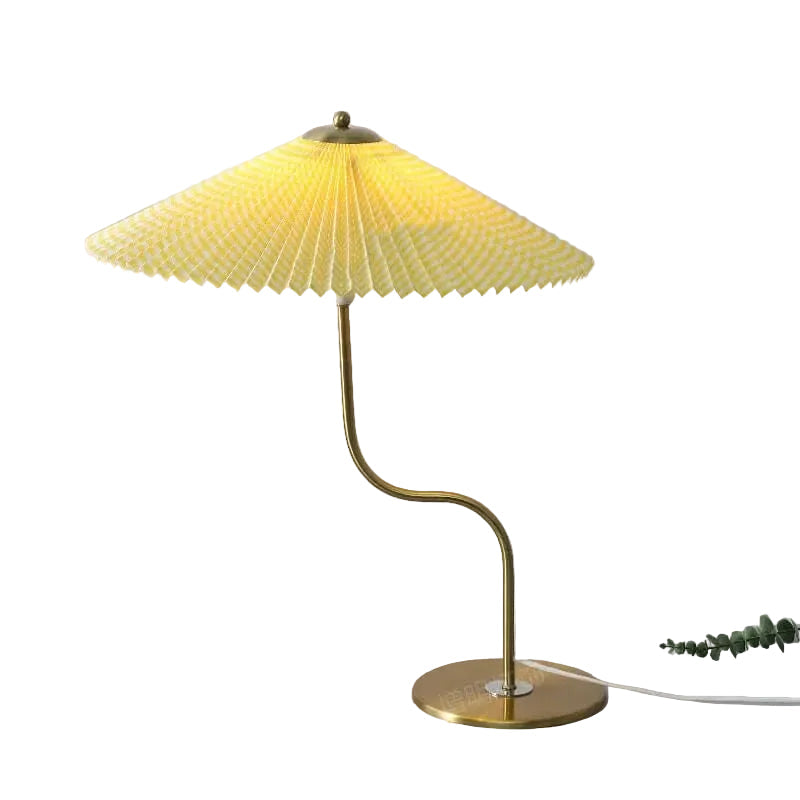 LED table lamp made of metal - table light with 3000K warm white light